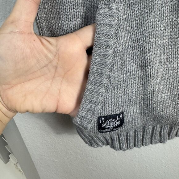 Boys Life and‎ Legend Sweater Vest Size 4 Years Gray Pockets Cable Knit Preppy - Picture 3 of 7